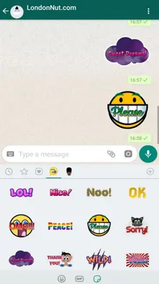 Popular Stickers android App screenshot 1